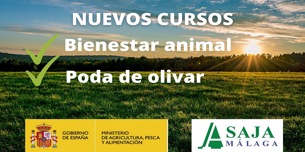 ASAJA Málaga convoca sendos cursos de Bienestar animal y Poda de olivar