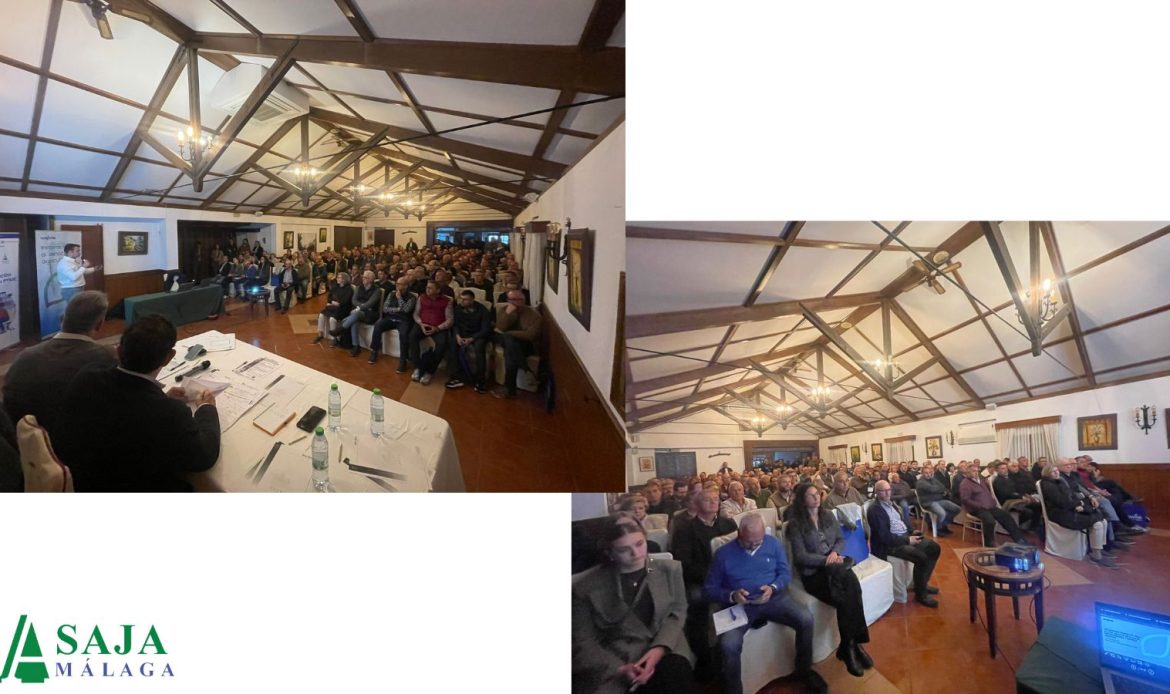 ASAJA Málaga reúne a más de 200 agricultores en una jornada técnica en Antequera cuyo eje central fueron las ayudas por borrascas